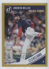 2018 Panini Donruss Press Proof Gold 49/99 Andrew Miller #98 1b9b