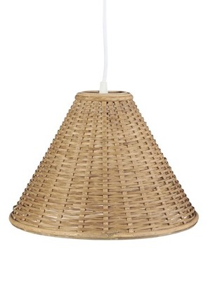 Ib Laursen - Hängelampe Pendelleuchte Deckenlampe Lampe D 30cm Bambus 38032-14