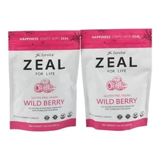 2 Pack Sale Zurvita Zeal for Life Energy/Health Drink - Wild Berry GLUTEN FREE