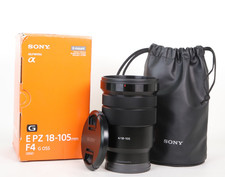 Sony 18-105mm F4 PZ G OSS Autofocus Zoom Lens E Mount, Both Caps, Mint Condition