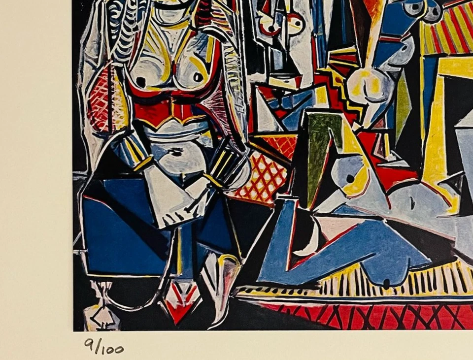 Pablo Picasso - Impresión original firmada con certificado de autenticidad y valoración de $3.500. Foto 4 de 4