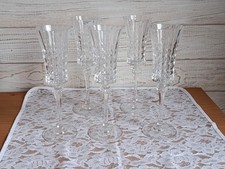5 flûtes à champagne LADY DIAMOND en diamax - CRISTAL D’ARQUES
