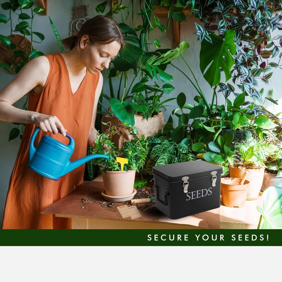 Versatile Garden Seed Organizer Box - Perfect for Seeds, Tools & Accessories - Image 4 of 4