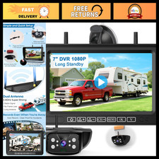 Wireless HD 1080P Backup Camera for RV - Easy Install, Furrion Compatible