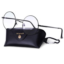 Round Blue Light Blocking Glasses for Men Women John Lennon Style Computer Ga...