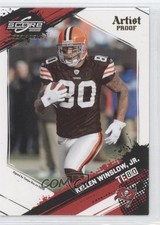 2009 Score Inscriptions Artist Proof 1/32 Kellen Winslow Jr #71 a3x