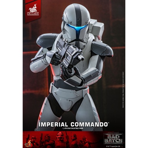 Imperial Commando Star Wars The Bad Batch TMP Fully Poseable Exclusive Hot Toys - Picture 2 of 11