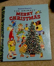 Richard Scarry’s The Animals’ Merry Christmas HC A Giant Golden Book 1986