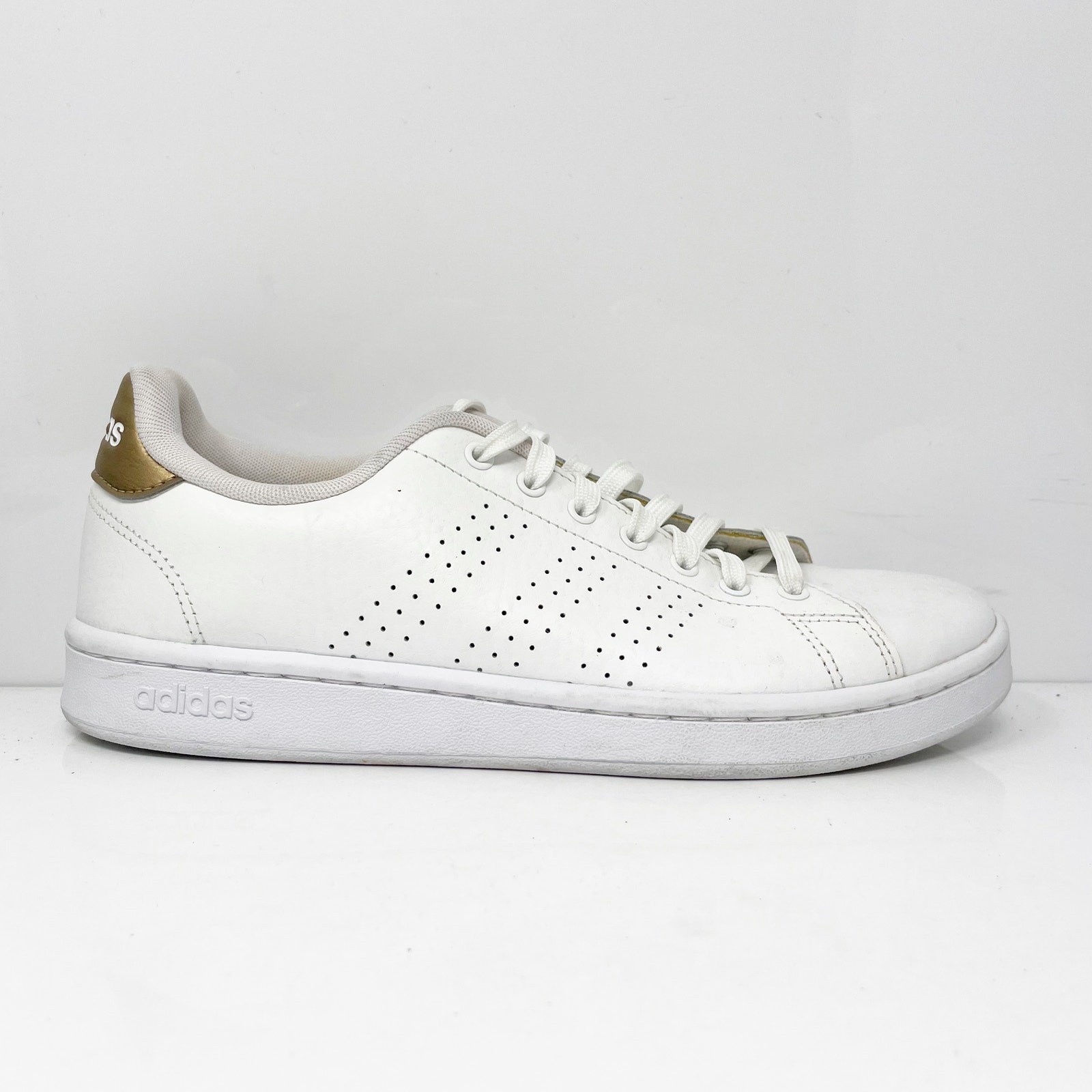 Adidas Womens Advantage F36223 White Casual Shoes Sneakers Size 9.5 Adidas Womens Advantage F36223 White Casual Shoes Sneakers Size 9.5