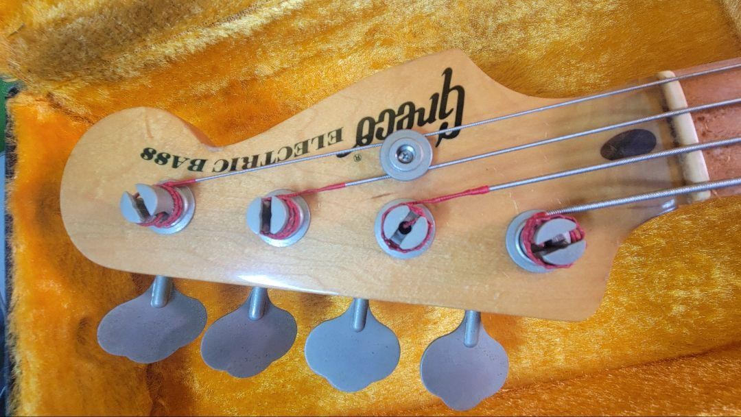 Greco PB-750DX 1977年製 エレキベース中古品ケース付 Greco PB-750DX 1977 Vintage Electric Bass Guitar Made in