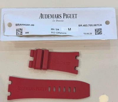 Audemars Piguet Red Rubber Strap  BR.403.705.067CA Size M