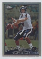 2009 Topps Chrome Refractor Matt Schaub #TC97 0c4