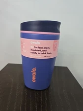 Owala SmoothSip Slider Stainless Steel Tumbler / 12oz / Color: Blue Jay