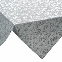 Mitteldecke TischläUfer Tischdecke 85 X 85 Cm Silber Mit Zweigen Modern Boho