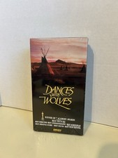 NEW FACTORY SEALED Dances with Wolves VHS, 1990 First Release Orion
