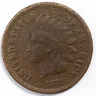 New Listing1872 Indian Head Penny Cent Good (G) Damage