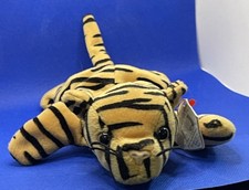 Ty Beanie Baby Stripes The Tiger Stuffed Animal Plush Toy New NWT