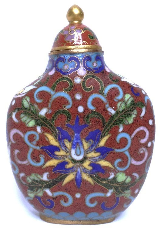 古董原始景泰蓝古董中国鼻烟壶| eBay