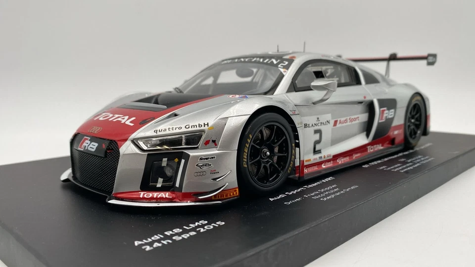 SPA5021500435 Sparkmodel Audi R8 LMS 24h Spa 2015 1/18 - Immagine 3 di 4