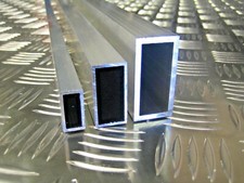Aluminium Rectangular Tube Box Section 100mm 4" Multiple Lengths 6082T6 6063T6