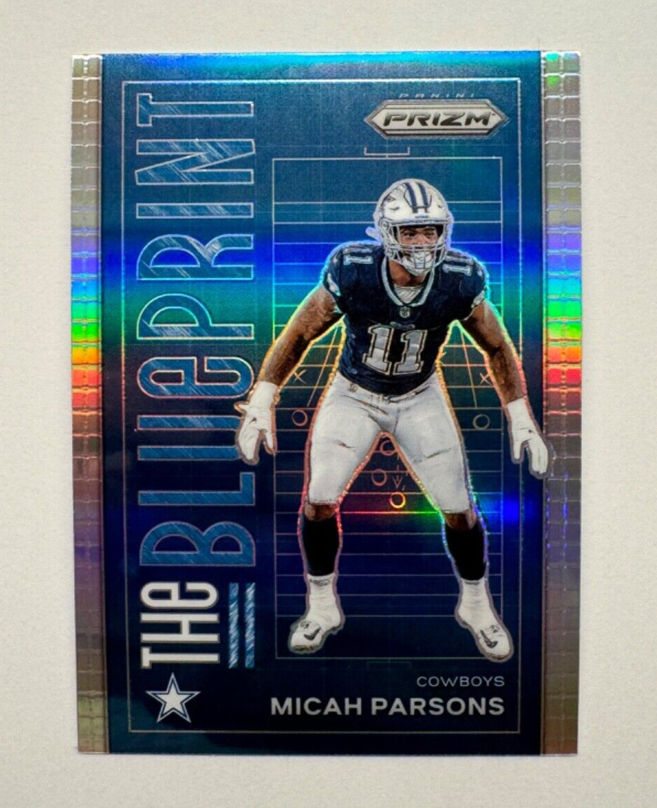 2023 Panini Prizm Micah Parsons The Blueprint SSP #BP-5 Dallas Cowboys