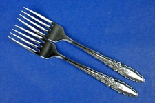 2 x Oneida Floral Glen Stainless Dinner Forks 7   