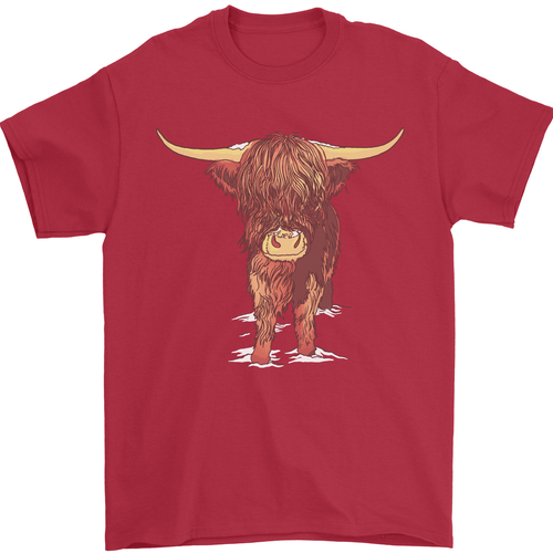 Highland Cattle Cow Scotland Scottish Mens T-Shirt 100% Cotton - 第 86/106 張圖片