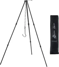 Camping Tripod Pot Outdoor Campfire Cooking Picnic Fire Oven Grill New