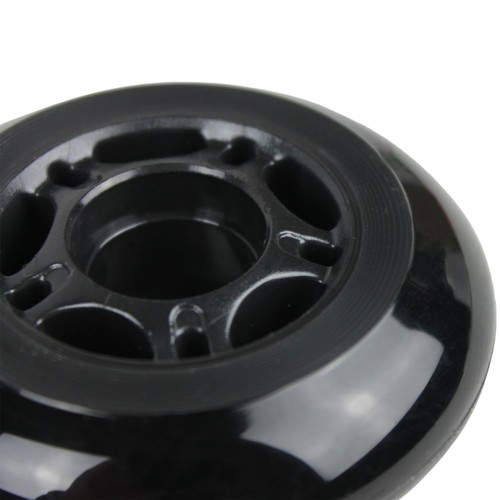 Inline Skate Wheels 84mm 82A Black Outdoor Racing Size Rollerblade 4 Pack - Picture 4 of 4