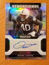 2022 Prizm Draft Picks Sensational Signatures Silver #3 Jesse Luketa Auto
