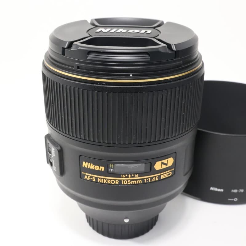 Near Mint Nikon AF-S NIKKOR 105mm F/1.4E ED Portrait Prime Lens From Japan #N028
