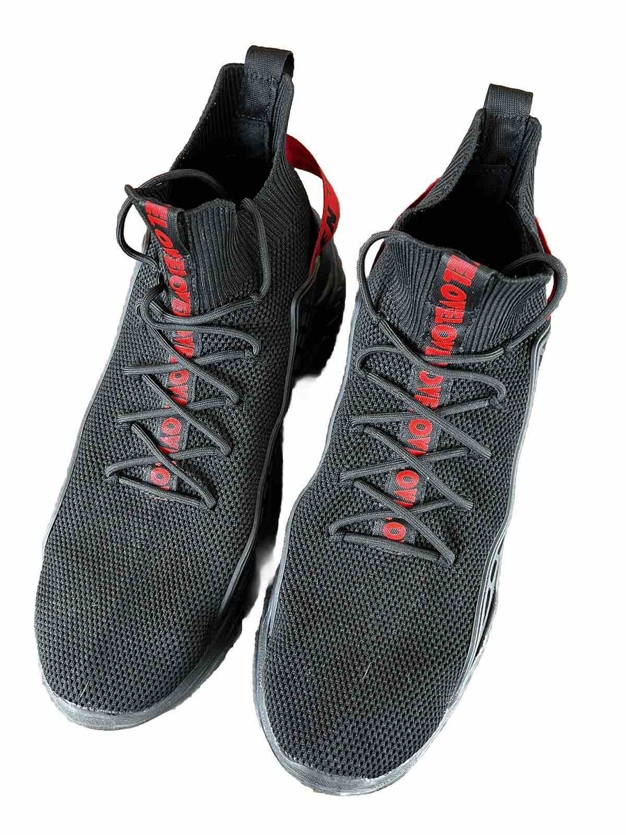 XIDISO Mens Black Sz 12.5 Fashion Sneakers Sports Athletic Walking