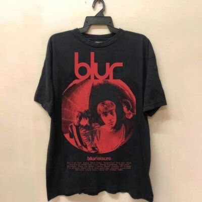 Get Your Exclusive Blur Band Album T-Shirt basic black tee Unisex NH12184