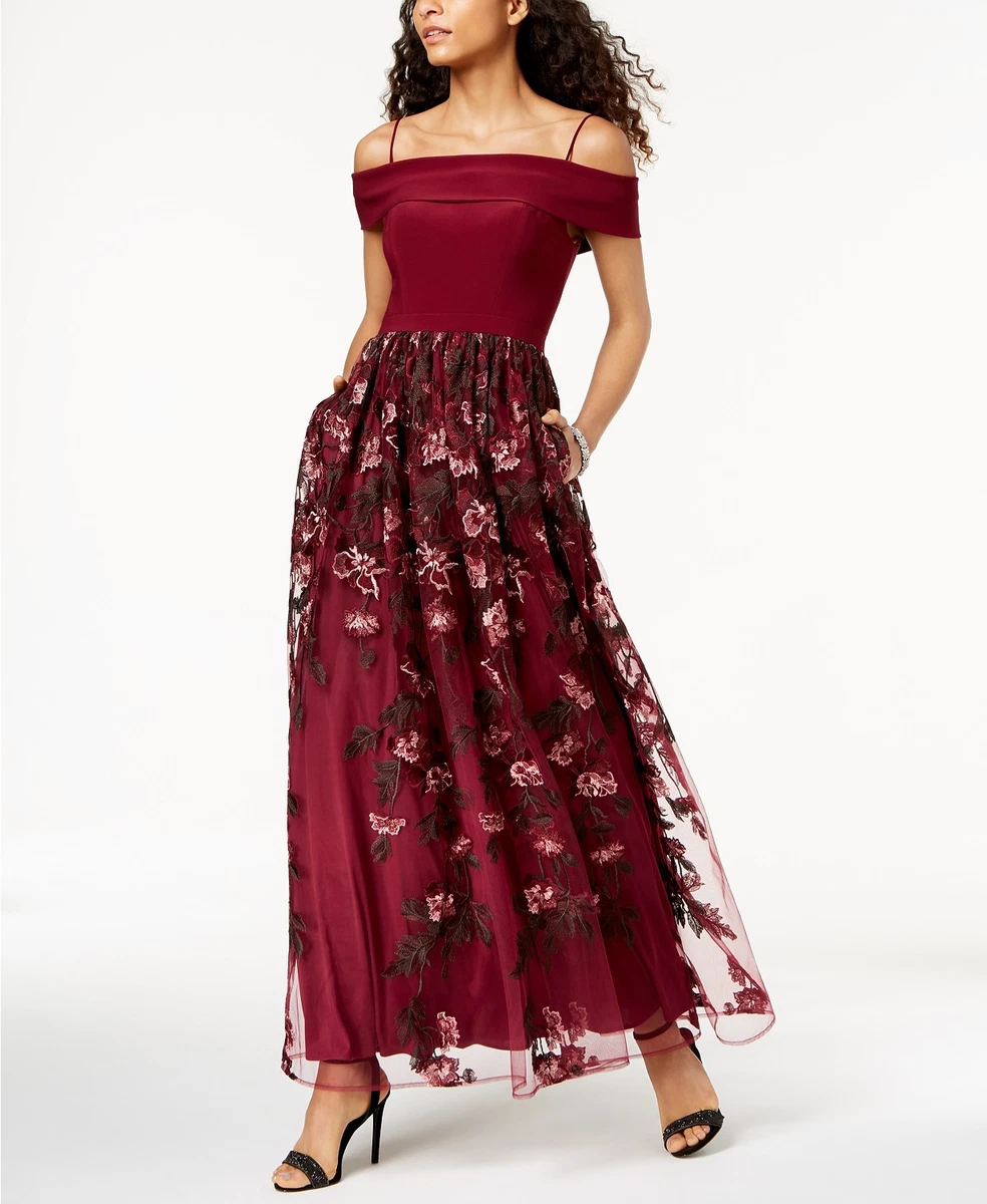 Nightway off the 2025 shoulder gown