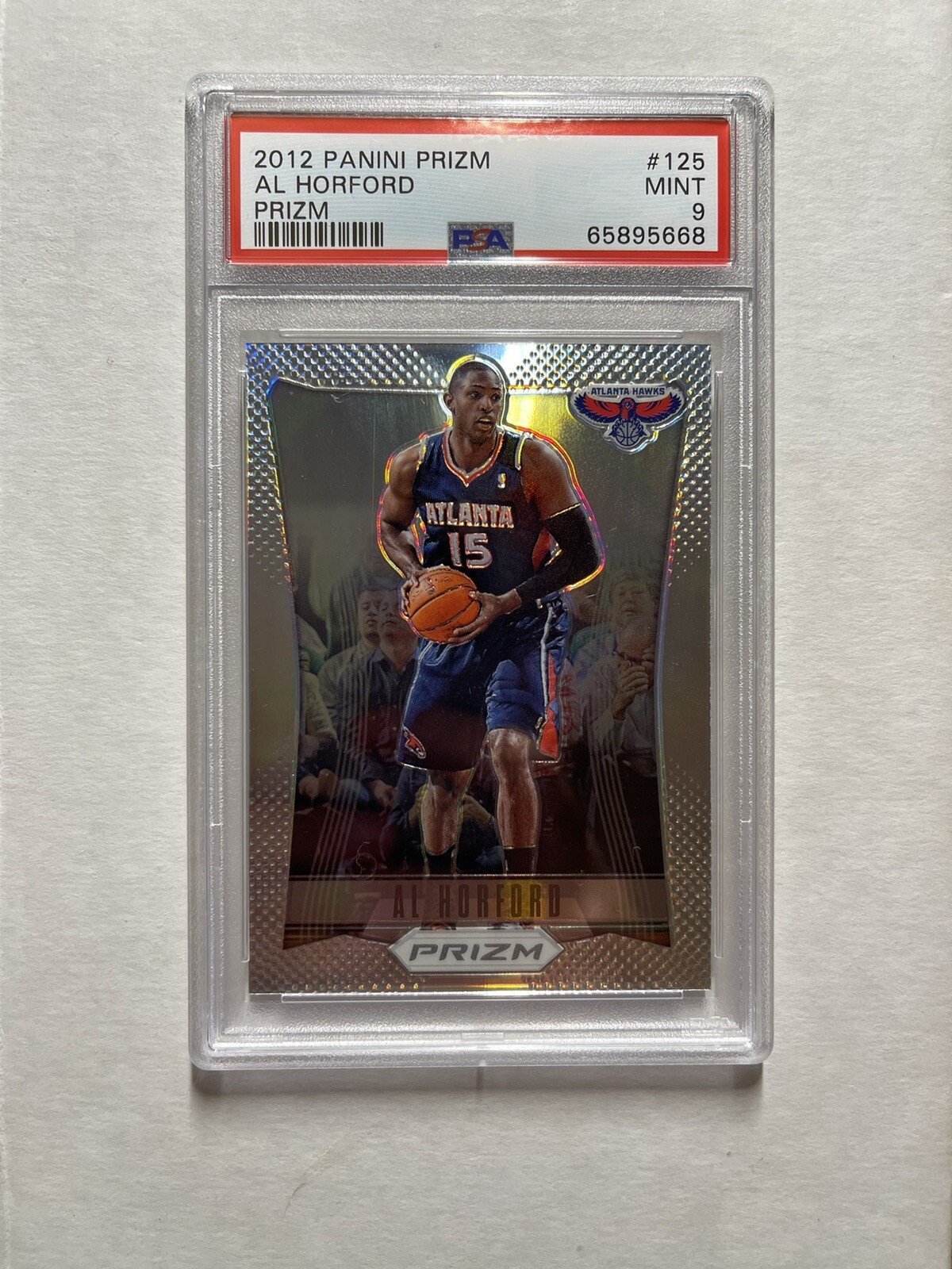 Al Horford 2012-13 Panini Prizm #125 Silver Prizms PSA 9 Mint