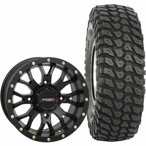 Matte Black System 3 Off Road 15x7 4 137 6 1 St 3 Wheel And 32x10r 15 Xcr350 Ebay