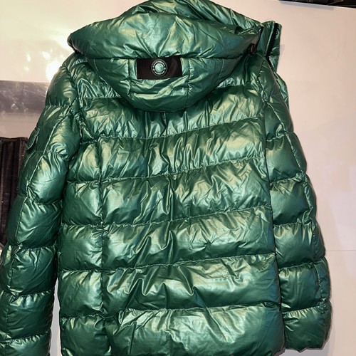 Men’s Maurice Benisti Green Winter Jacket Size S - Picture 5 of 7