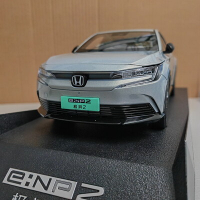 1/18 Scale Honda e:NP2 2024 Silver Diecast Car Model Toy