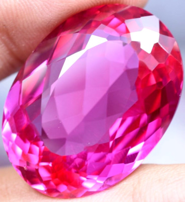 Extremely Rare & Natural 74.15 Ct SUNRISE RUBY  GGL Certified Loose Gemstone