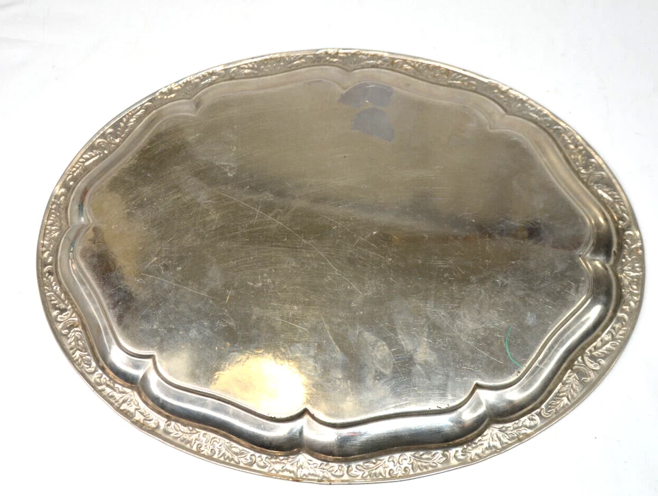 Plato de plata Butte Montana Imperial Macaroni Company 1898 enchapado Inglaterra de colección Foto 3 de 3