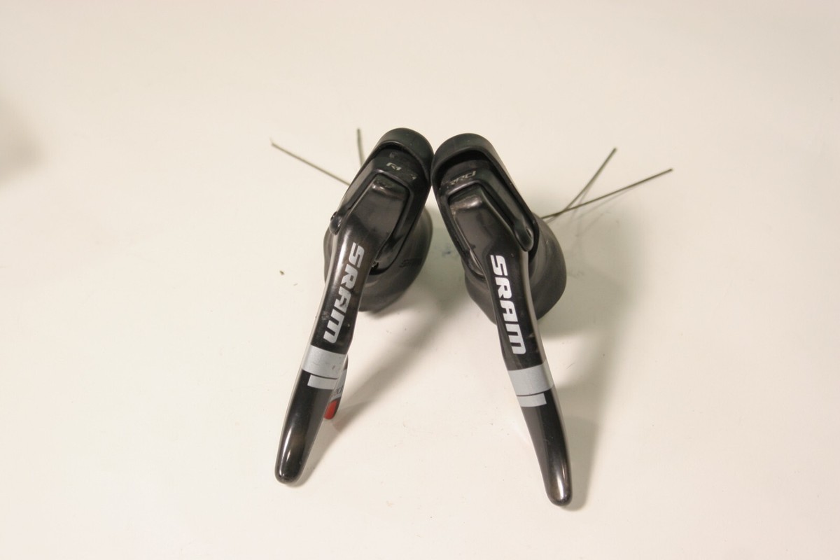 SRAM RED デュアルコントロールレバー 2×10速 SRAM RED 2×10s Double Tap Lever Set Black for Road Bike Carbon