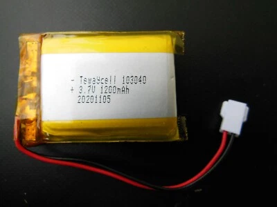 Akku Lipo 1200mAh 3.7V PCB Stecker Molex 103040
