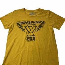 WWE NXT Undisputed Era Shock The System Yellow T Shirt Medium M