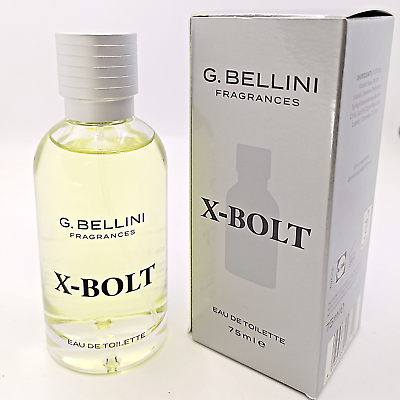 G Bellini X-Bolt For Men Toilette Perfume Spray 75ml EDP Jumbo Tamaño De Regalo |