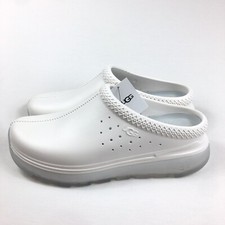 Ugg M Tasman Sport White Unisex Slip On Sandals Clog Nurse 1138590 Men’s Sz 10