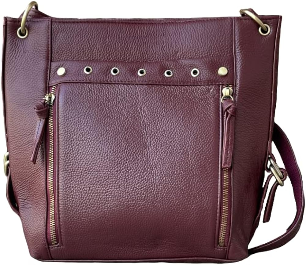 Genuine Leather Satchel/Cross Body Concealed Carry Purse eBay