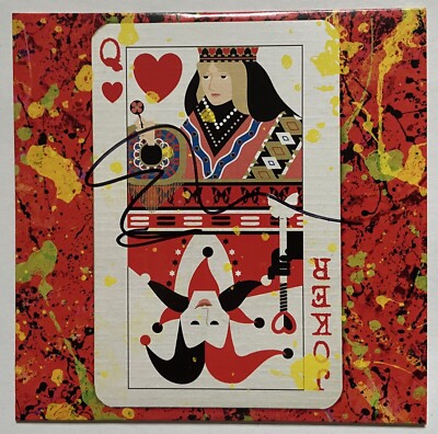 Ed Sheeran Signed Joker Original Signature Signed Autograph CD Signature