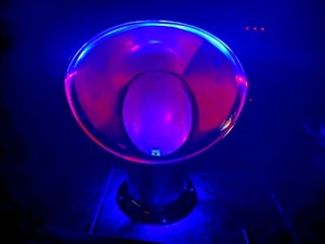 VINTAGE LARGE POLISHED BRASS COWL VENT ACCENT/NIGHT LIGHT 12" TALL, 8" WIDE