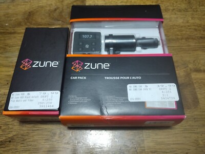 Microsoft Zune 4GB Music Video MP3 Player With Car Pack SEALED 