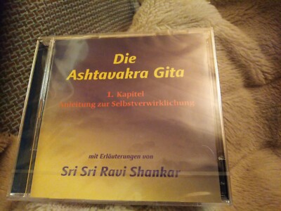 Die Ashtavakra Gita 2 CD Erläutert von Sri Sri Ravi Shankar ungeöffnet OV Erbe